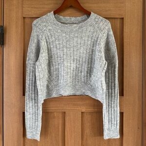 Cotton On Grey Knit Crewneck Pullover Long Sleeve Sweater Women’s size Small​​